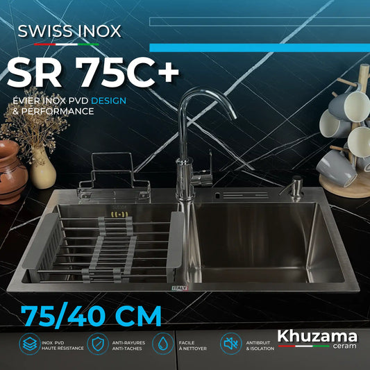 Evier Suiss Inox SR 75C+
