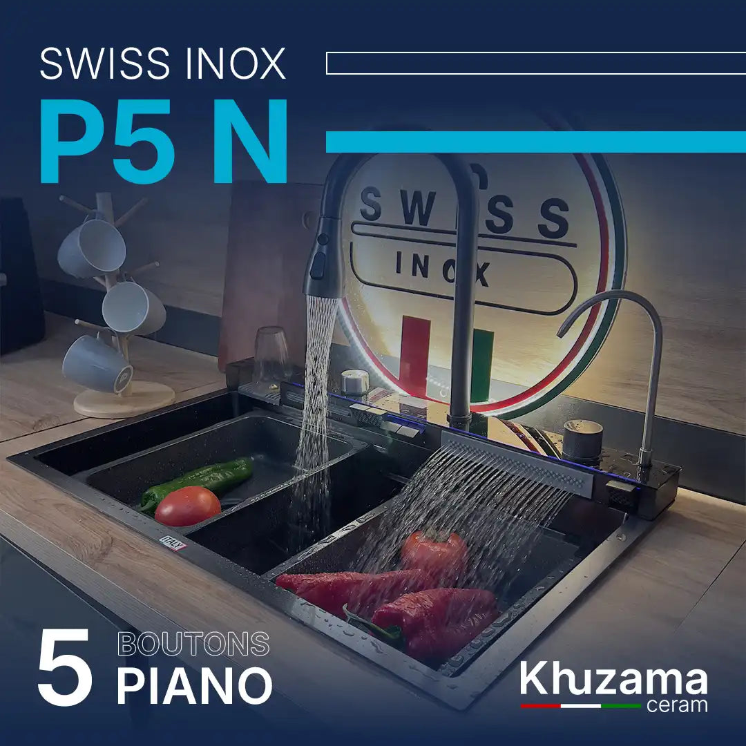 PIANO 5 Bottons"75/46cm" - Swiss INOX 🇮🇹