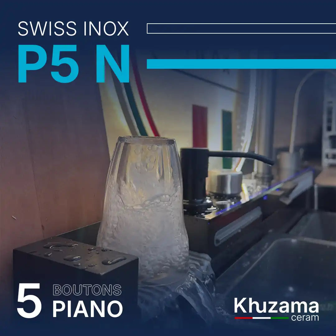 PIANO 5 Bottons"75/46cm" - Swiss INOX 🇮🇹