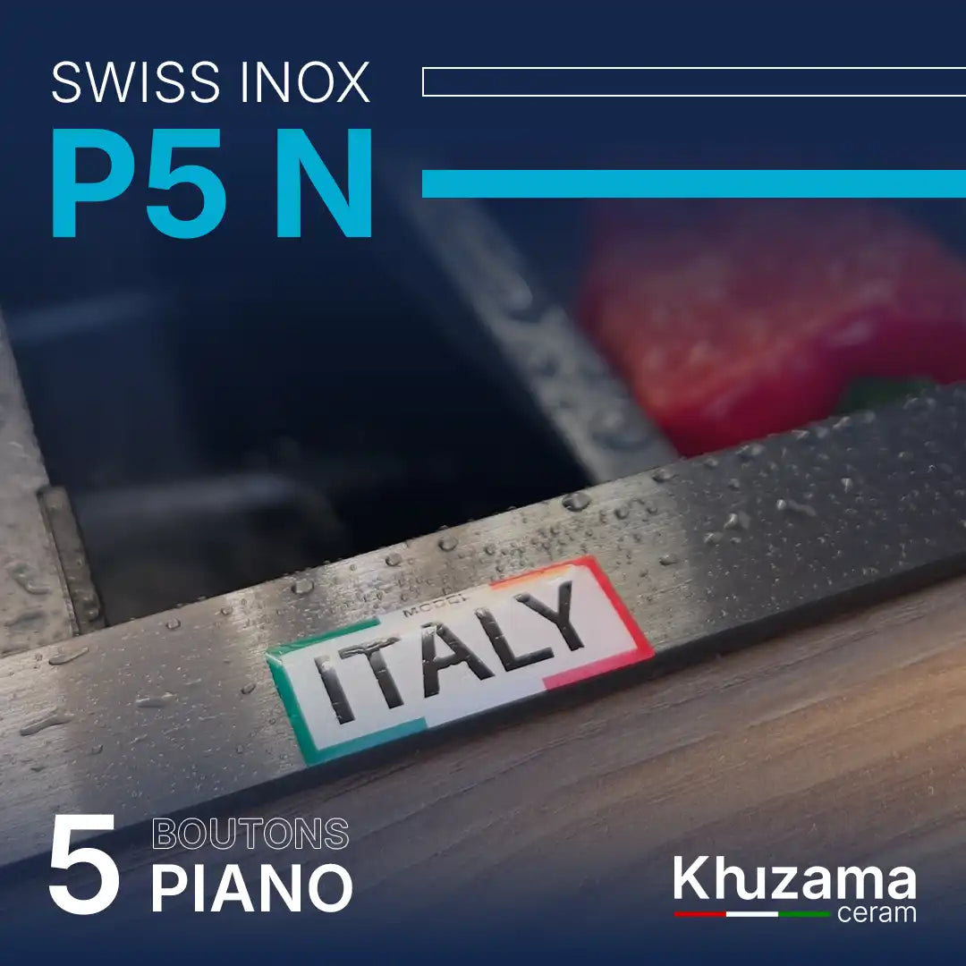 PIANO 5 Bottons"75/46cm" - Swiss INOX 🇮🇹