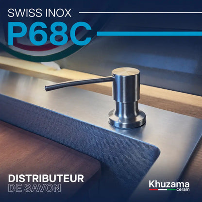 Evier P68C "68/46cm" - Suiss inox 🇮🇹