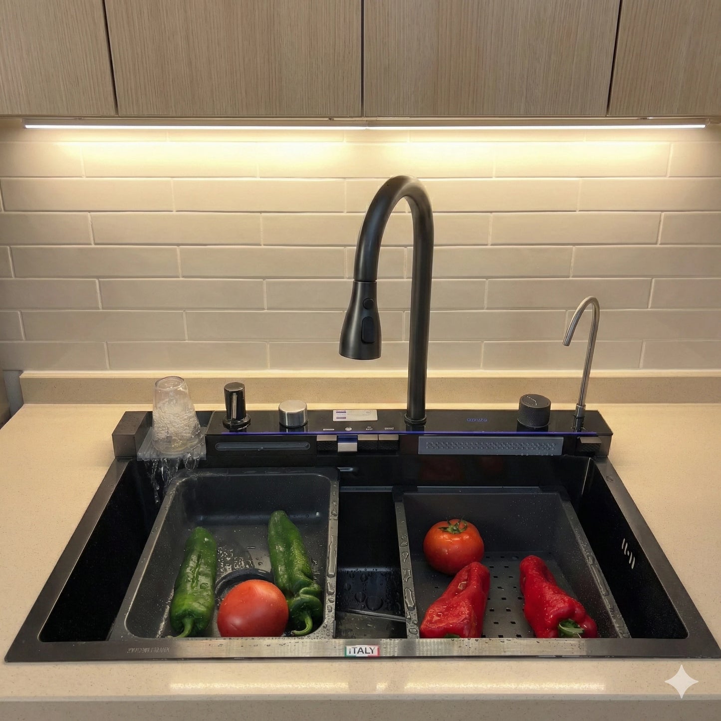 PIANO 5 Bottons"75/46cm" - Swiss INOX 🇮🇹