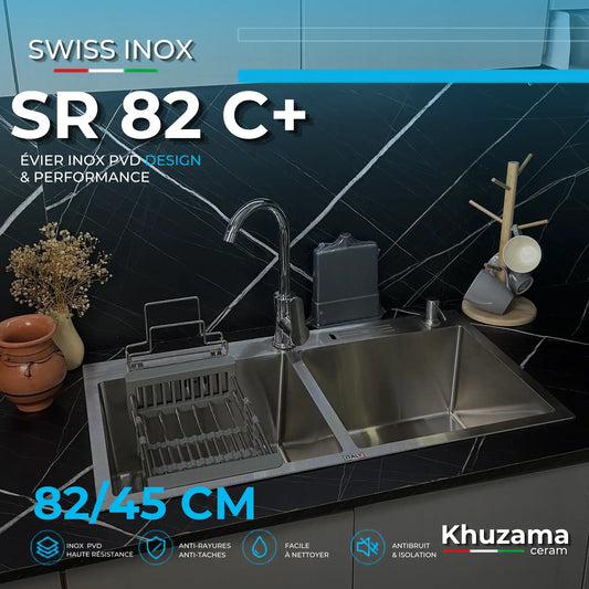 Evier Suiss Inox SR82C+