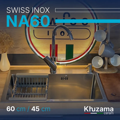Evier Suiss Inox 60/45 CM  - 🇮🇹