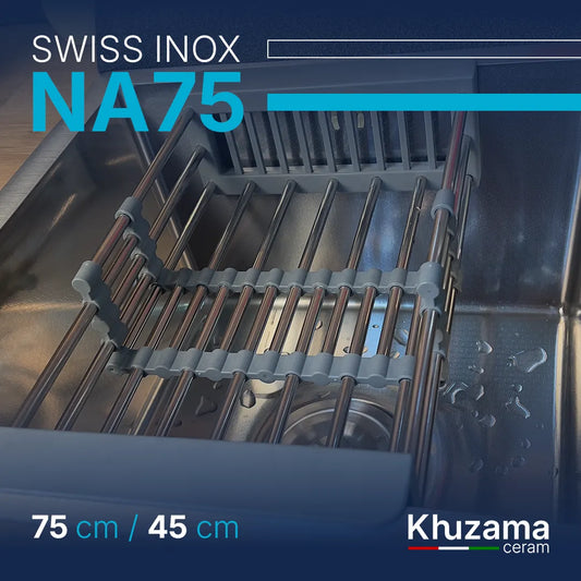 Evier Suiss Inox Na 75 C+ Double bag NANO