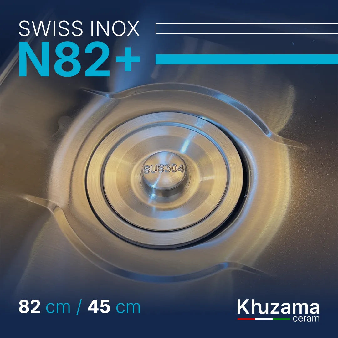 Evier Suiss Inox 82N+ Deux Bag 82/45 CM