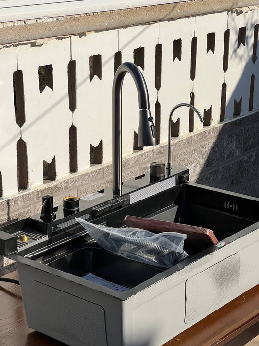 Evier de cuisine 05 bouttons SWISS INOX®